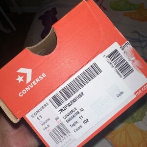 Converse Red and White Shoe Box
